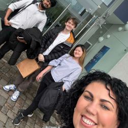 students outside Andor